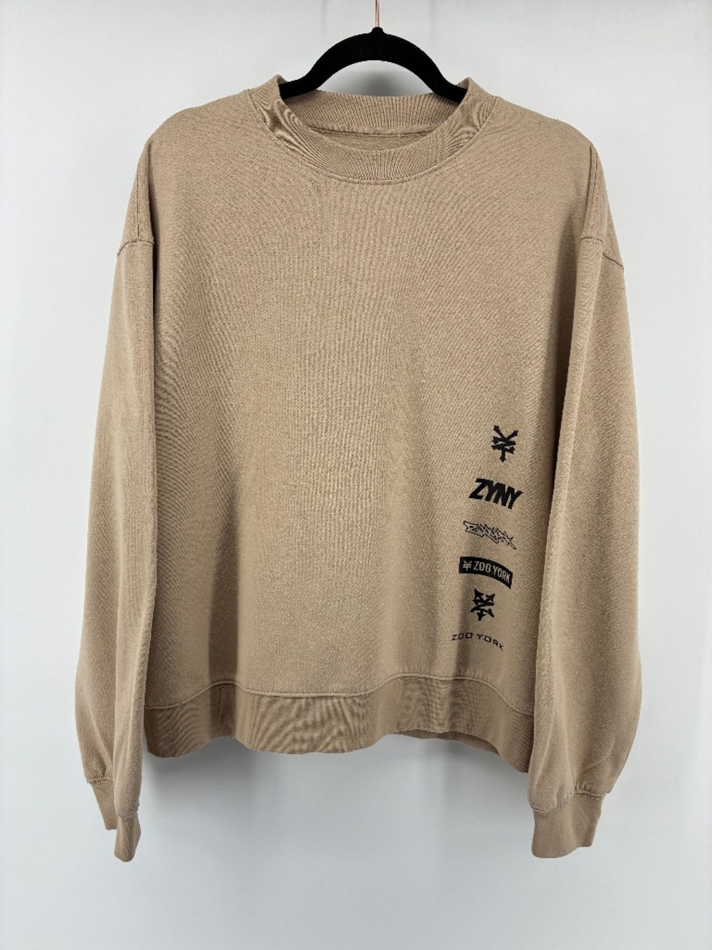 Zoo York Beige Crewneck Sweater